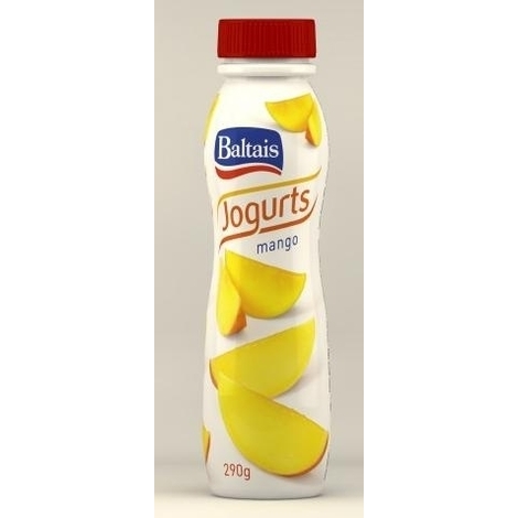 Dzeramais jogurts, mango, Baltais, 290g