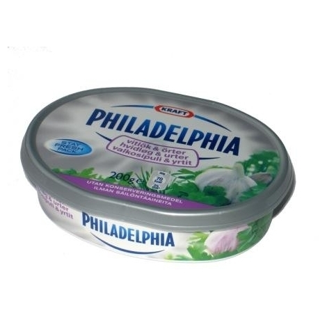 Siers, Philadelphia ar zaļumiem, 200g